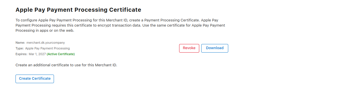 Upload processing certificate step 3