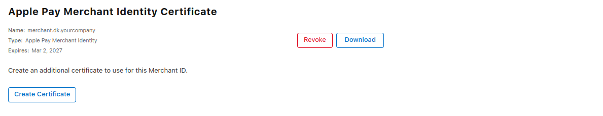 Upload merchant certificate step 4