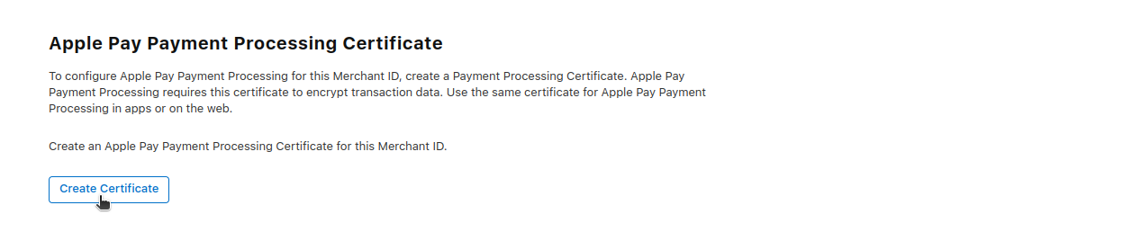 Upload processing certificate step 1