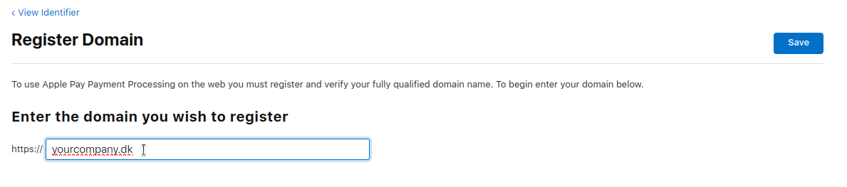 Verify Domain Step 2